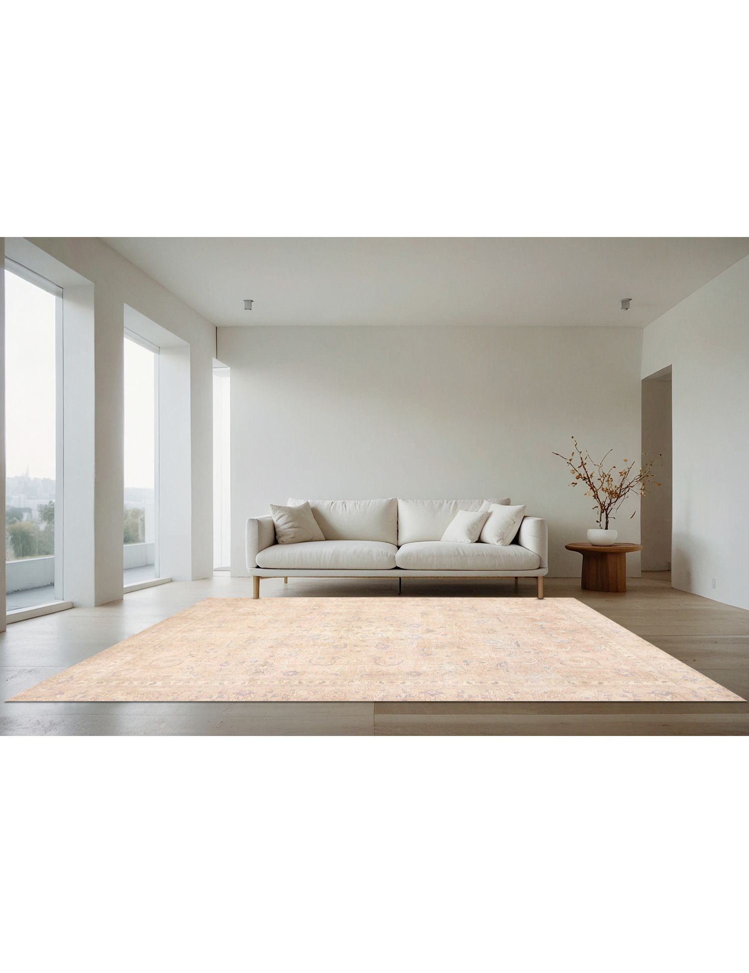 Persischer Vintage Teppich  beige <br/>310 x 220 cm